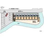 ★手数料０円★蒲郡市大塚町勝川　月極駐車場（LP）